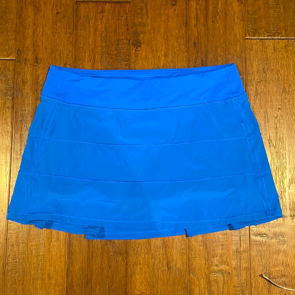 Lululemon, Pace Rival Skirt, size 10 tall, royal blue